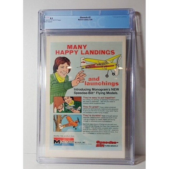 Eternals #2 CGC 8.5 1st Ajak & Celestials Jack Kirby 1976 Marvel Key - Picture 4 of 4